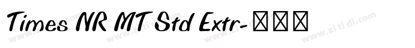 Times NR MT Std Extr字体转换